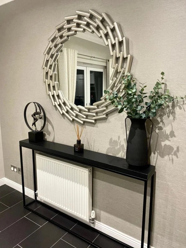 Black Console Table With Handmade Steel Frame - Multiple colours available - Image 6
