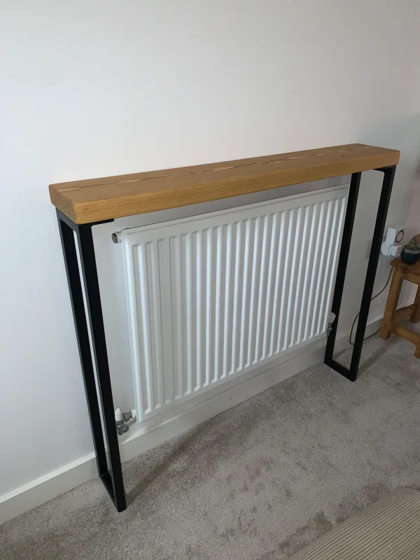 Console Table With Industrial 25mm Steel Box Legs | 70-160cm | Multiple size and colour combinations - Image 6
