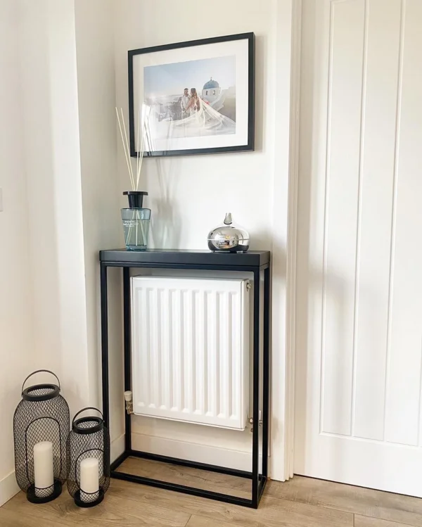 Black Console Table With Handmade Steel Frame - Multiple colours available - Image 4