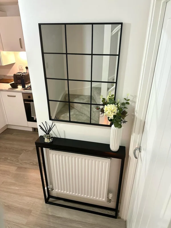 Black Console Table With Handmade Steel Frame - Multiple colours available - Image 9