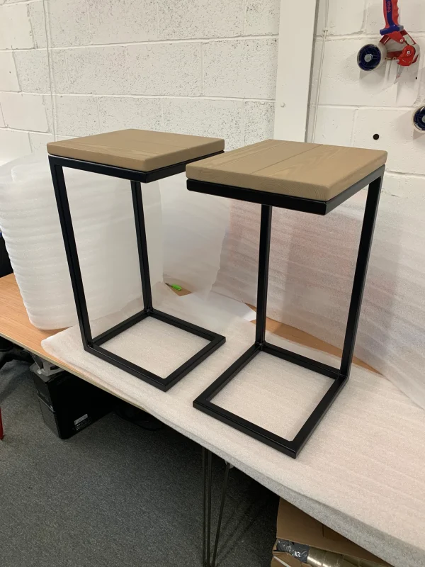 Sofa Table Drinks Holder | Slide Under Side Table - Customisable Height - Image 6