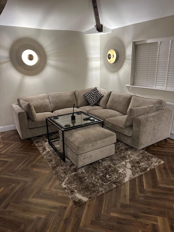 Bespoke Tailored Steel Pouffe Coffee Table | Sliding Living Room Ottoman Stand - Image 3